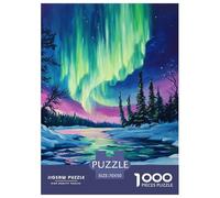 Puzzle 1000 Pezzi Northern Lights Qualità Premium Norwegian Wood Multicolore Puzzle Al Divertenti Per Uomo E Donna Per Adulti E Ragazzi 70x50cm/1000pcs