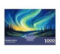 Puzzle 1000 Pezzi Northern Lights Qualità Premium Norwegian Wood Puzzle Impegnativo Divertimento Per Adulti Perfetto Per Appassionati Di Puzzle Esperti 38x26cm/1000pcs