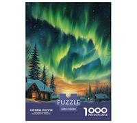 Puzzle 1000 Pezzi Northern Lights Qualità Premium Norwegian Wood Puzzle Impegnativo Puzzle Al Divertenti Per Uomo E Donna Per Adulti E Ragazzi 70x50cm/1000pcs
