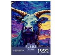 Puzzle 1000 Pezzi Oil Painting Yak Qualità Premium Night Sky Divertimento Idea Regalo Uomo E Donna Adulti E Bambini Più Grandi 38x26cm/1000pcs