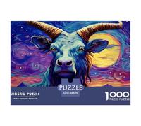 Puzzle 1000 Pezzi Oil Painting Yak Qualità Premium Night Sky Puzzle Impegnativo Divertimento Per Adulti Per Adulti E Bambini Da 12 Anni 38x26cm/1000pcs