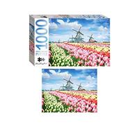 Puzzle 1000 pezzi olandesi Mulini a vento, Paesi Bassi (Mindbogglers)