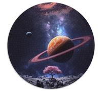 Puzzle 1000 pezzi Oltre gli Anelli, puzzle rotondo da 1000 pezzi per adulti, gioco interattivo per famiglie, decorazione fai da te per la casa, sfida mentale, regalo, 67,5x67,5 cm