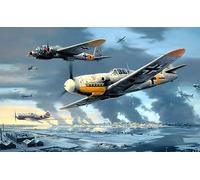Puzzle 1000 Pezzi Opera D'Arte Aereo Aereo Militare Seconda Guerra Mondiale Bombardiere 75 * 50Cm