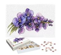 Puzzle 1000 Pezzi Orchidea, Puzzle Zen 1000 Pezzi Arte per Adulti e Bambini, Misura: 75x50 cm, Puzzles Legno per Adulti con Squisita Scatola di Imballaggio, Idea Regalo Donna, Regalo Uomo, -8283