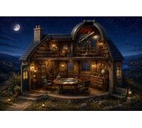puzzle 1000 pezzi Osservatorio sotto le Stelle Legno