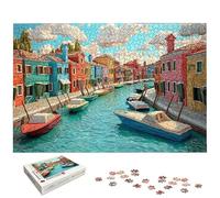 Puzzle 1000 Pezzi Paesaggi, Puzzle Venezia in Legno per Adulti, Misura: 75x50 cm, Puzzles 1000 Pezzi per Adulti, Giochi Educativo per Famiglie, Puzzles per Idea Regalo Donna, Decorazioni Casa, -4997