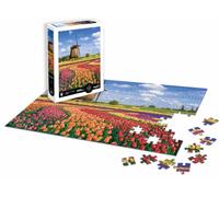 Puzzle 1000 pezzi - Paesaggio - Campi di Tulipani - Olanda