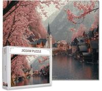 Puzzle 1000 Pezzi paesaggio Impossibili Puzzle Gigante Adulti Difficili Wooden Jigsaw Arte, Possono Stimolare Pensiero Delle Persone Con Poster Incluso, Regalo per Uomini Donne e Anziani 75x50cm U-7