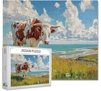 Puzzle 1000 Pezzi paesaggio Impossibili Puzzle Gigante Adulti Difficili Wooden Jigsaw Arte, Possono Stimolare Pensiero Delle Persone Con Poster Incluso, Regalo per Uomini Donne e Anziani 75x50cm T-8