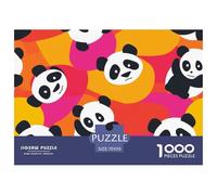 Puzzle 1000 Pezzi Panda Qualità Premium Oil Painting Multicolore Idea Regalo Uomo E Donna Adulti E Bambini Più Grandi 70x50cm/1000pcs