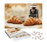 Puzzle 1000 Pezzi Pane, Puzzle Caffè 1000 Pezzi Arte per Adulti e Bambini, Misura: 75x50 cm, Puzzles Legno per Adulti con Squisita Scatola di Imballaggio, Regalo Donna e Uomo, Decorazioni Casa, -7785
