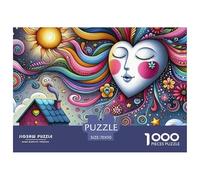 Puzzle 1000 Pezzi Papera e Farfalle, Lago Sereno, Idea Regalo per Famiglie