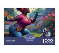 Puzzle 1000 pezzi Parco divertimenti giostre, divertimento, per adulti