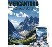 Puzzle 1000 pezzi Parco Nazionale del Mercantour Giocattoli antistress Ottimo regalo per giochi Gioco impossibile Allena il tuo cervello e le tue mani dimensioni 50x75cm