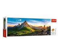 Trefl 1000 Elementi, Panorama, Qualità Premium, per adulti e Bambini dai 12 anni Puzzle, Colore Passo di Giau-Dolomiti, Dolomiten, 29038