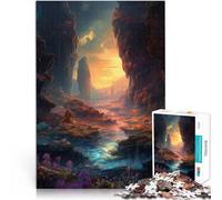 Puzzle 1000 pezzi per adolescenti Alba aliena primaverile Gioco di famiglia antistress sfida difficile è ideale come regalo per tutta la famiglia 50x70cm