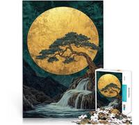 Puzzle 1000 pezzi per adolescenti Albero bonsai astratto per il giocattolo di sfida del gioco educativo è ideale come regalo per tutta la famiglia 38x26cm