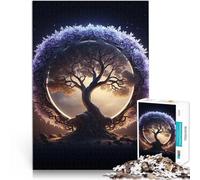 Puzzle 1000 pezzi per adolescenti albero cosmico della vita Giochi educativi Decorazione della casa Migliorare l'amore tra le coppie 75x50cm