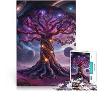 Puzzle 1000 pezzi per adolescenti Albero Cosmico della Vita Riduzione dello stress interessante Adatto per la decorazione del desktop 75x50cm