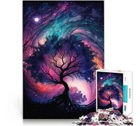 Puzzle 1000 pezzi per adolescenti Albero Cosmico~ Difficile da completare ma divertente e umoristico Migliorare l'amore tra le coppie 52x38cm
