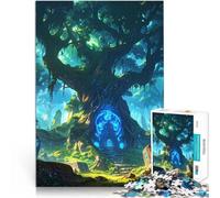 Puzzle 1000 pezzi per adolescenti Albero dei segreti Antistress Vacanza in patria Uccidere il tempo Lista dei desideri con Babbo Natale 38x26cm