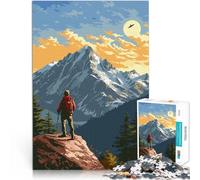 Puzzle 1000 pezzi per adolescenti Alpinismo Alpino Aiuta il cervello ad allenare i giocattoli che creano dipendenza per coltivare la pazienza Un'opera d'arte 50x70cm