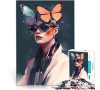 Puzzle 1000 pezzi per adolescenti Anca a farfalla Difficile da completare ma divertente e umoristico Collezione di artisti, Belle arti 38x26cm