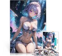 Puzzle 1000 pezzi per adolescenti Angelo anime con le ali Giocattoli di gioco impegnativi Attività divertenti a casa, regali di compleanno, regali di viaggio, 50x70cm