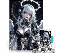 Puzzle 1000 pezzi per adolescenti Angelo anime gotico per il giocattolo di sfida del gioco educativo Collezione di artisti, Belle arti 38x26cm