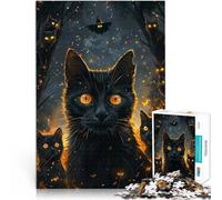 Puzzle 1000 pezzi per adolescenti Animale gatto Giocattoli che creano dipendenza e sfidano l'intelligenza del cervello Migliorare la memoria 50x70cm