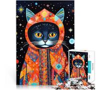 Puzzle 1000 pezzi per adolescenti ANIMALE TRIBALE Difficile da completare ma divertente e umoristico Migliorare l'amore tra le coppie 38x26cm