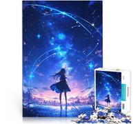 Puzzle 1000 pezzi per adolescenti Anime del cielo notturno Per il divertimento in famiglia Decorazione murale Regali unici per compleanno e Natale 52x38cm