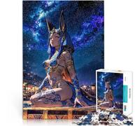 Puzzle 1000 pezzi per adolescenti Anime Pharaoh Girl Giocattoli educativi per l'apprendimento Giochi per famiglie Un'opera d'arte 38x26cm