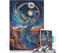 Puzzle 1000 pezzi per adolescenti Antica fenice colorata Difficile da completare ma divertente e umoristico Ottimi regali e giocattoli 75x50cm