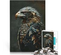 Puzzle 1000 pezzi per adolescenti Aquila Steampunk per il giocattolo di sfida del gioco educativo Regalo di compleanno, regali, arte murale 75x50cm