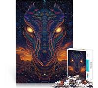 Puzzle 1000 pezzi per adolescenti Arte dei dinosauri Difficile da completare ma divertente e umoristico offerte come regali per tutta la famiglia 52x38cm