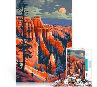 Puzzle 1000 pezzi per adolescenti Arte del Bryce Canyon nello Utah Gioco educativo per famiglie offerte come regali per tutta la famiglia 38x26cm