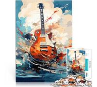 Puzzle 1000 pezzi per adolescenti Arte della chitarra Giocattolo educativo intellettuale decomprimente Migliorare l'amore tra le coppie 38x26cm