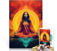 Puzzle 1000 pezzi per adolescenti Arte della meditazione giocattoli educativi per l'apprendimento Gioco educativo per compleanno e Natale 75x50cm