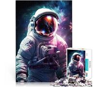 Puzzle 1000 pezzi per adolescenti Arte digitale degli astronauti Gioco intellettuale giocattolo Gioco educativo per compleanno e Natale 38x26cm