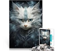 Puzzle 1000 pezzi per adolescenti Arte enigmatica degli animali Allena il tuo cervello e le tue mani con poster abbinato e foglio di quiz 70x100cm