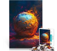 Puzzle 1000 pezzi per adolescenti Arte murale astratta da baseball Gioco di famiglia per e Collezione di artisti, Belle arti 38x26cm