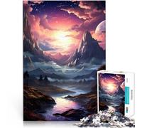 Puzzle 1000 pezzi per adolescenti arte paesaggistica Antistress Vacanza in patria Uccidere il tempo Lista dei desideri con Babbo Natale 38x26cm