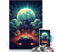 Puzzle 1000 pezzi per adolescenti Arte su Internet Difficile da completare ma divertente e umoristico con poster abbinato e foglio di quiz 75x50cm