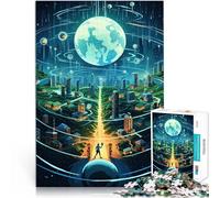 Puzzle 1000 pezzi per adolescenti Arte su Internet Giocattoli educativi per l'apprendimento Giochi per famiglie Regali di compleanno 75x50cm