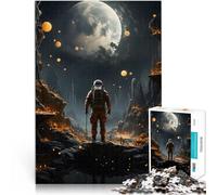 Puzzle 1000 pezzi per adolescenti Astronauta avventuroso Giocattoli educativi per l'apprendimento Giochi per famiglie Idee regalo 38x26cm