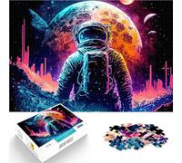 Puzzle 1000 pezzi per adolescenti Astronauta colorato Giocattoli educativi per l'apprendimento Giochi per famiglie Idee regalo 38x26cm