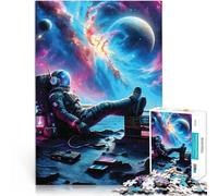 Puzzle 1000 pezzi per adolescenti Astronauta dell'Universo Galattico Taglio di precisione Ogni pezzo è unico - Gioco divertente e stimolante per tutta la famiglia 52x38cm