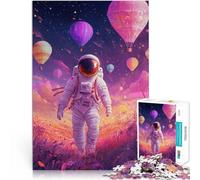 Puzzle 1000 pezzi per adolescenti Astronauta oltre il cielo Difficile da completare ma divertente e umoristico Decorazione della casa 50x70cm